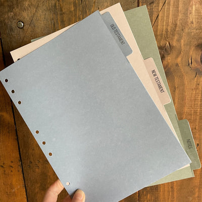 3 Pack Bible Binder Dividers - The James Method