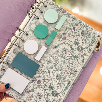 Bible Binder Zipper Pouch-Purple Vines