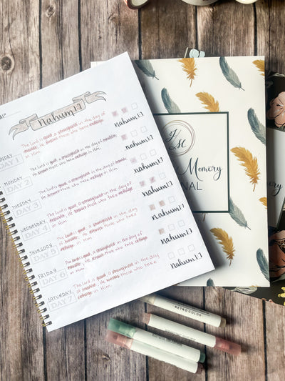 NEW Spiral Scripture Memory Journal