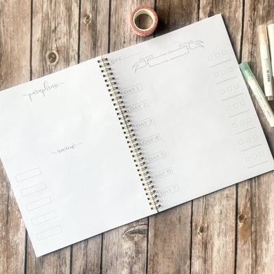 NEW Spiral Scripture Memory Journal
