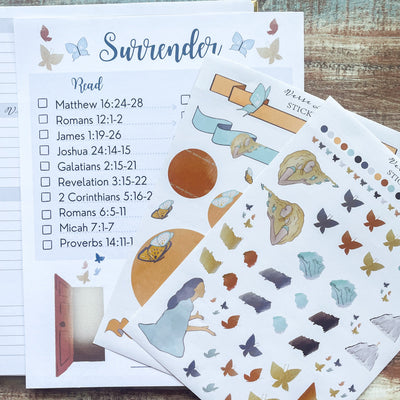 Verse Map Stickers- Surrender