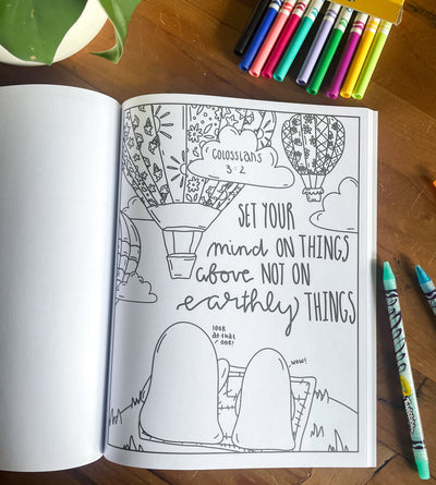 'The Blob Book' Christian Coloring Book