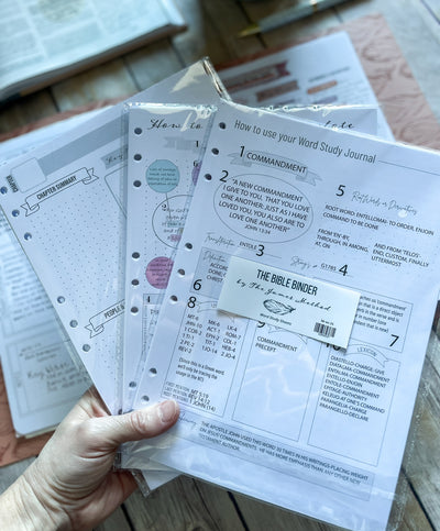 The Complete Bible Binder Study System Bundle- SOLD OUT!