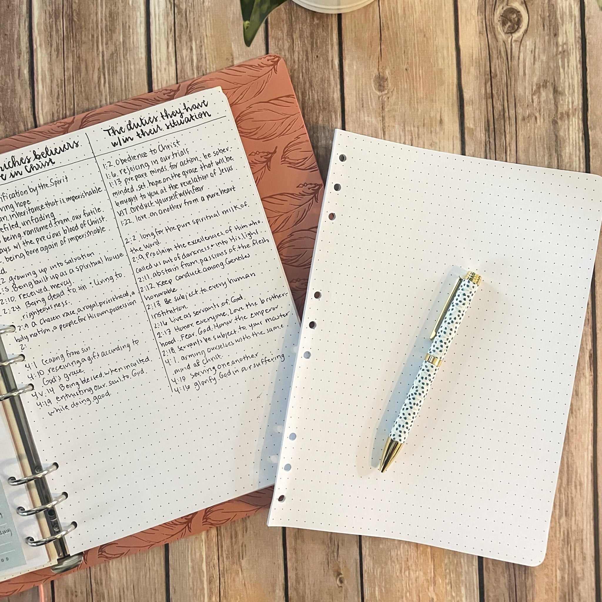 Bible Binder Dot Grid Refills – The James Method