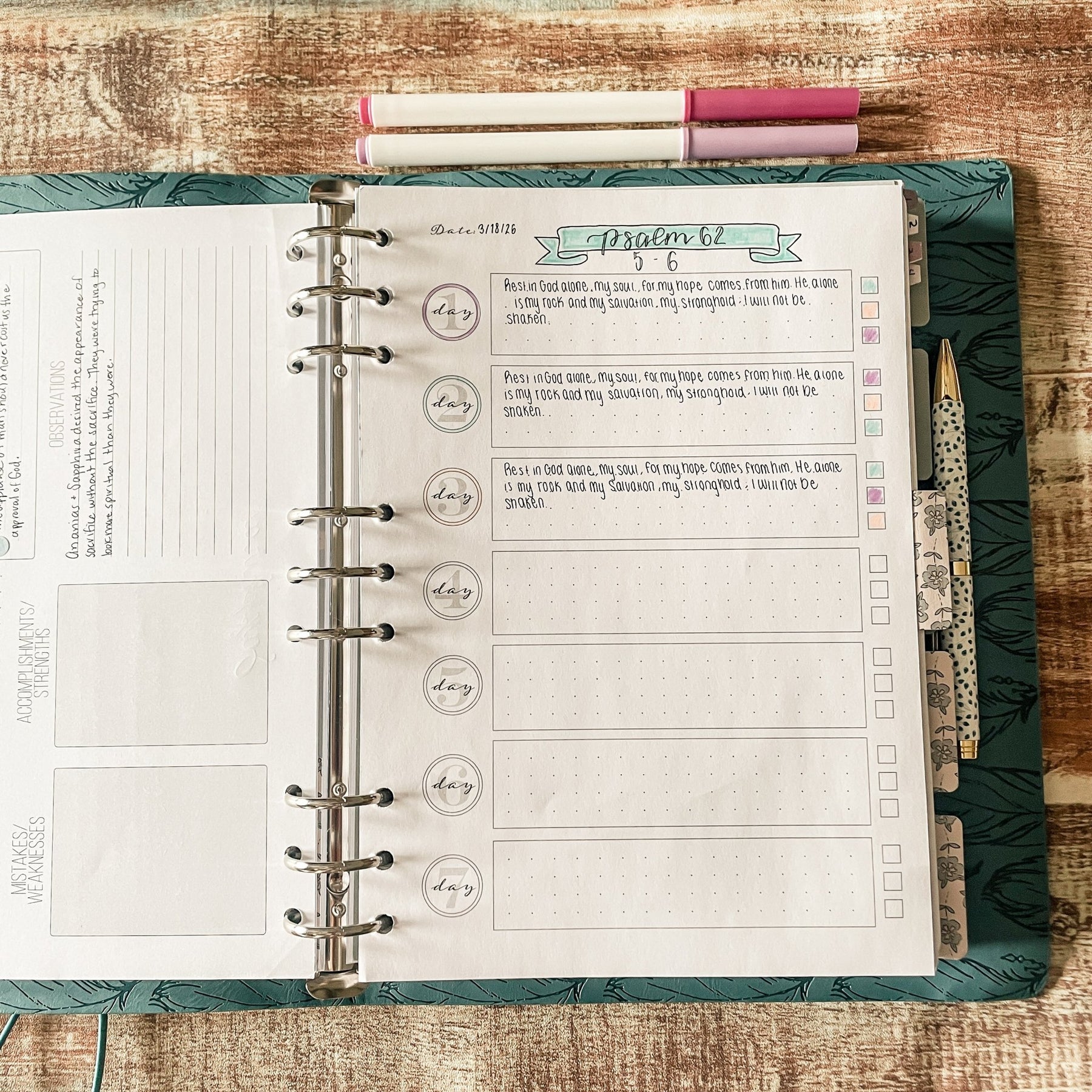 Bible Binder Scripture Memory Template – The James Method