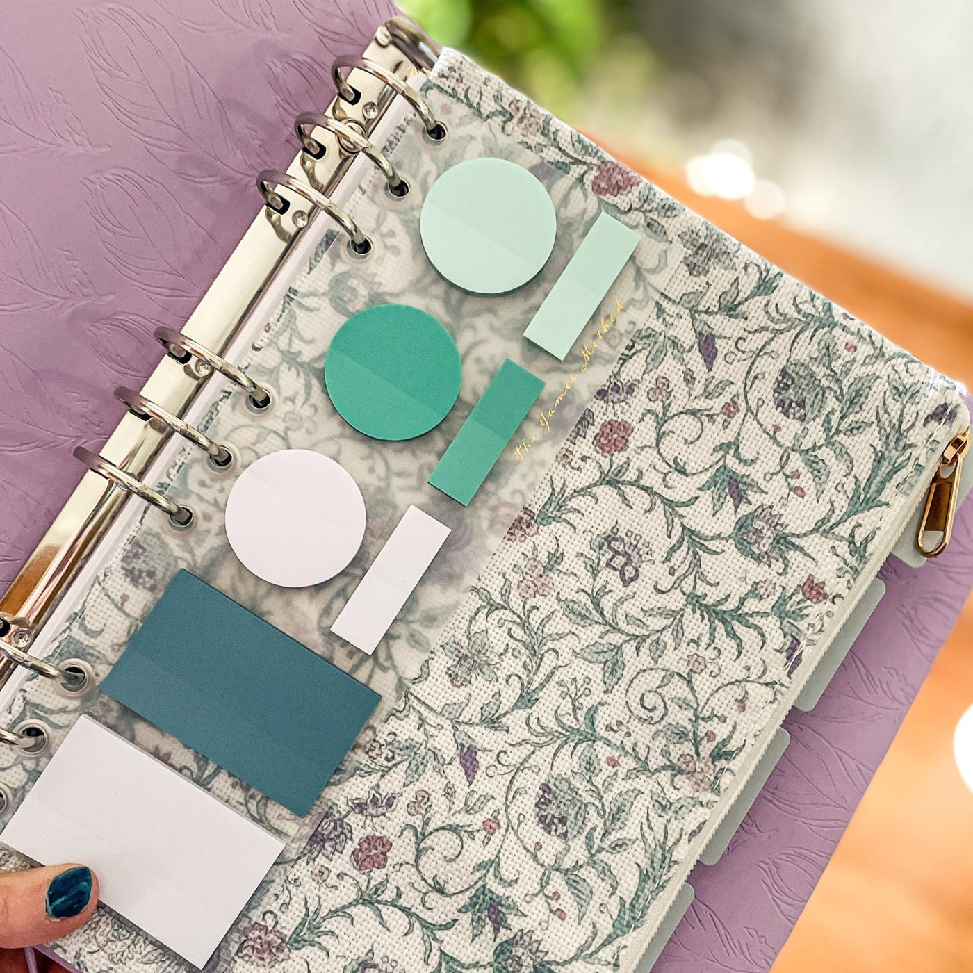 Bible Binder Sticky Note Clip - In (Blue) - The James Method