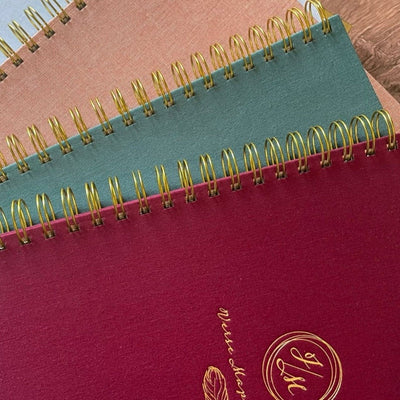 Cranberry Crush Spiral Verse Map Journal - The James Method