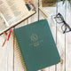 Forest Green Spiral Verse Map Journal