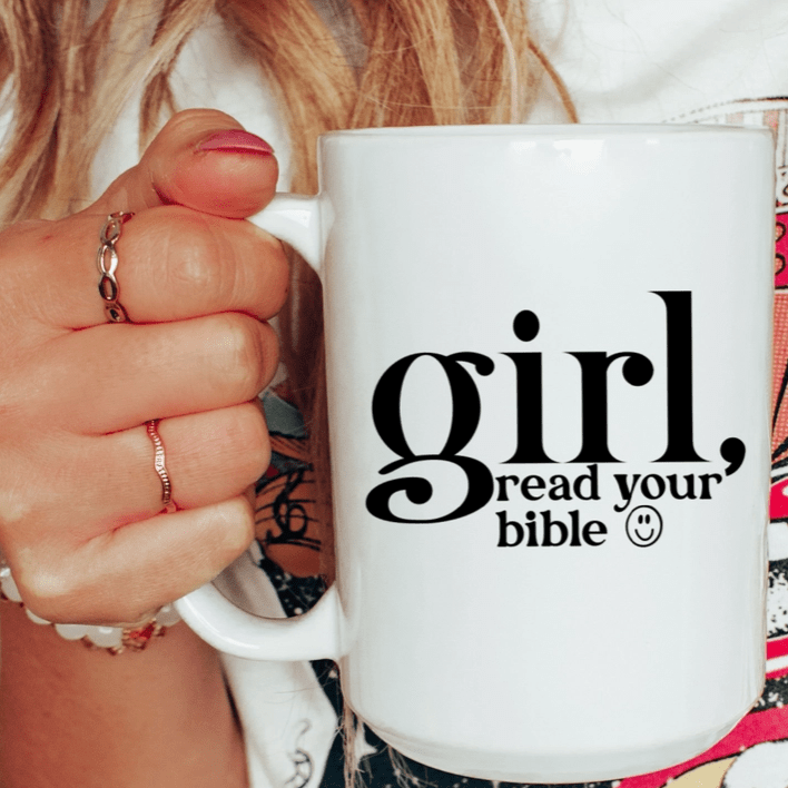 Girl Read Your Bible Coffee Mug - The James Method