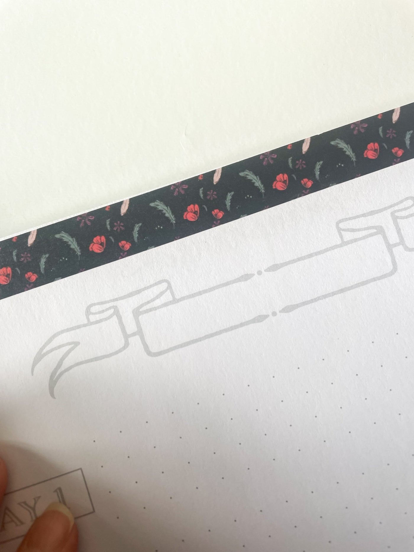 Moody Thistles Washi Tape - The James Method