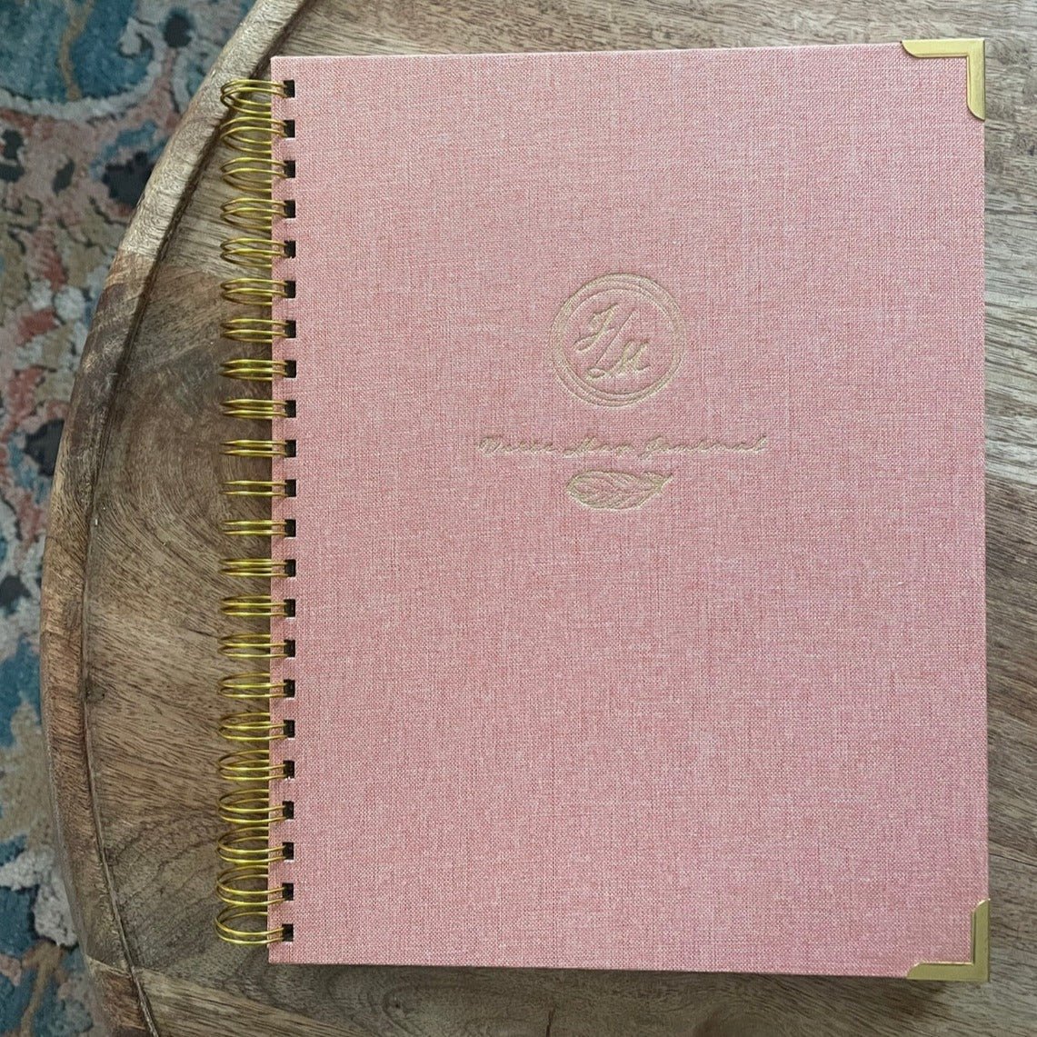 Rusty Coral Spiral Verse Map Journal - The James Method