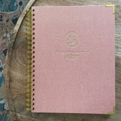 Rusty Coral Spiral Verse Map Journal - The James Method