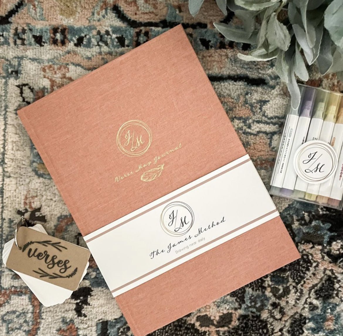 Rusty Coral Verse Map Journal - The James Method