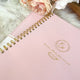 Less Than Perfect- Spiral Peony Blush Verse Mapping Journal
