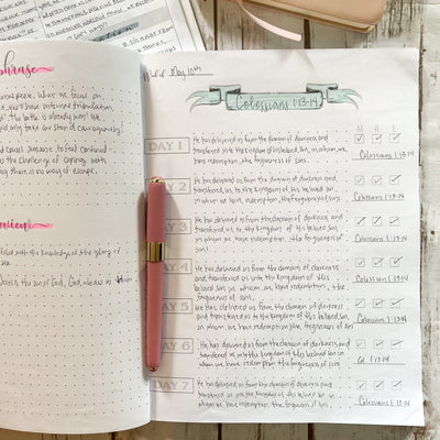 Scripture Memory Journal - The James Method