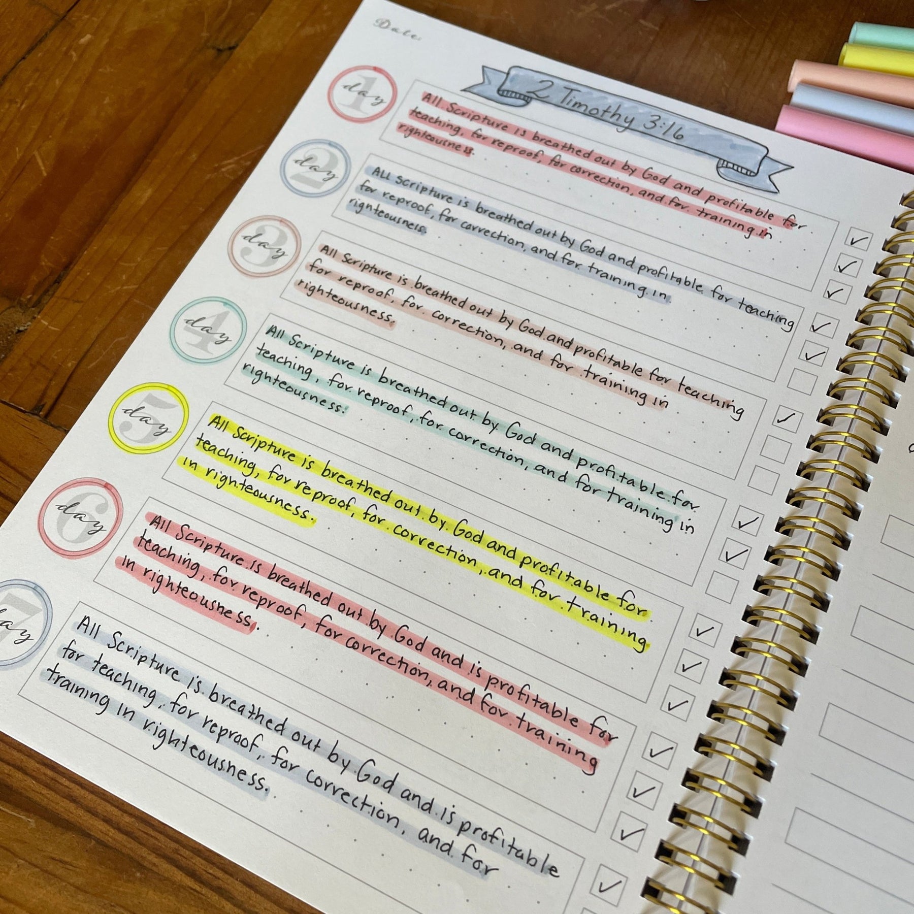 Scripture Memory Journals – The James Method