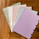 Set of 5 Bible Binder Dividers (no pocket)