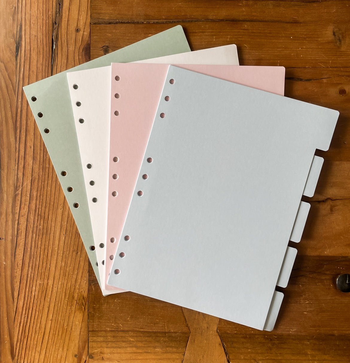 Set of 5 Bible Binder Dividers (no pocket) - The James Method