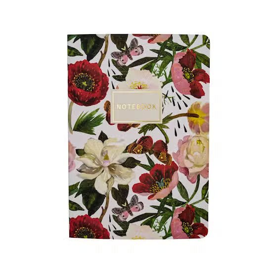 Small Peonies Notebook - The James Method