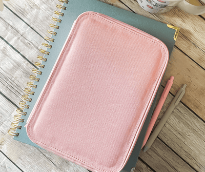 Soft Salmon Canvas Organizer - The James Method