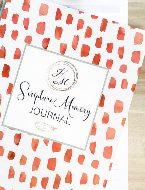 Spiral Polka Dot Scripture Memory Journal - The James Method
