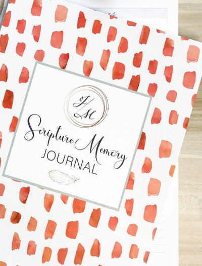 Spiral Polka Dot Scripture Memory Journal - The James Method