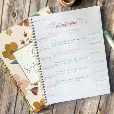 Spiral Scripture Memory Journal - The James Method