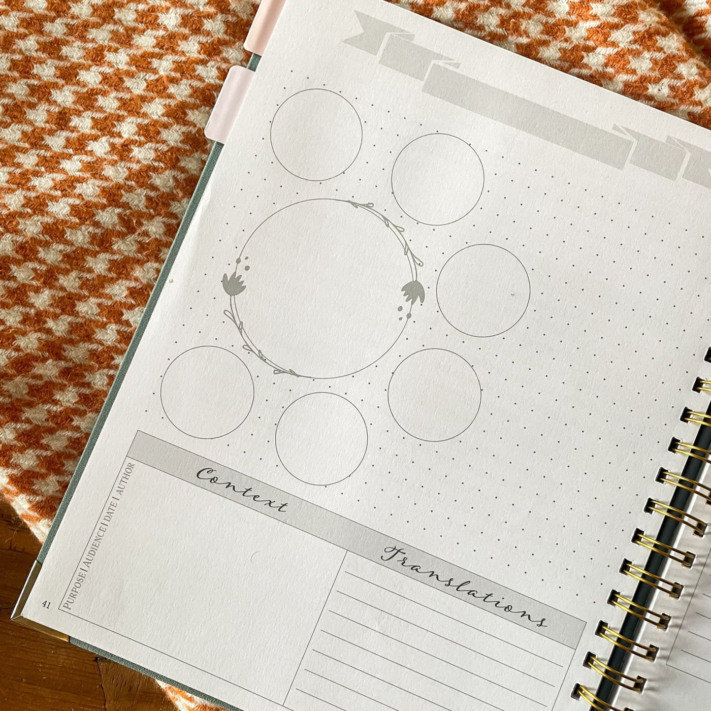 Spiral Verse Map Journal - The James Method