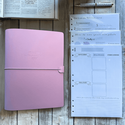 The Complete Bible Binder Study System (Lovely Lilac) - The James Method