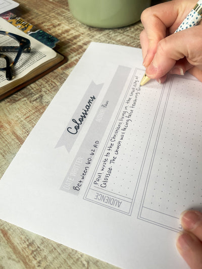 TJM Colossians Study (with study templates) – The James Method