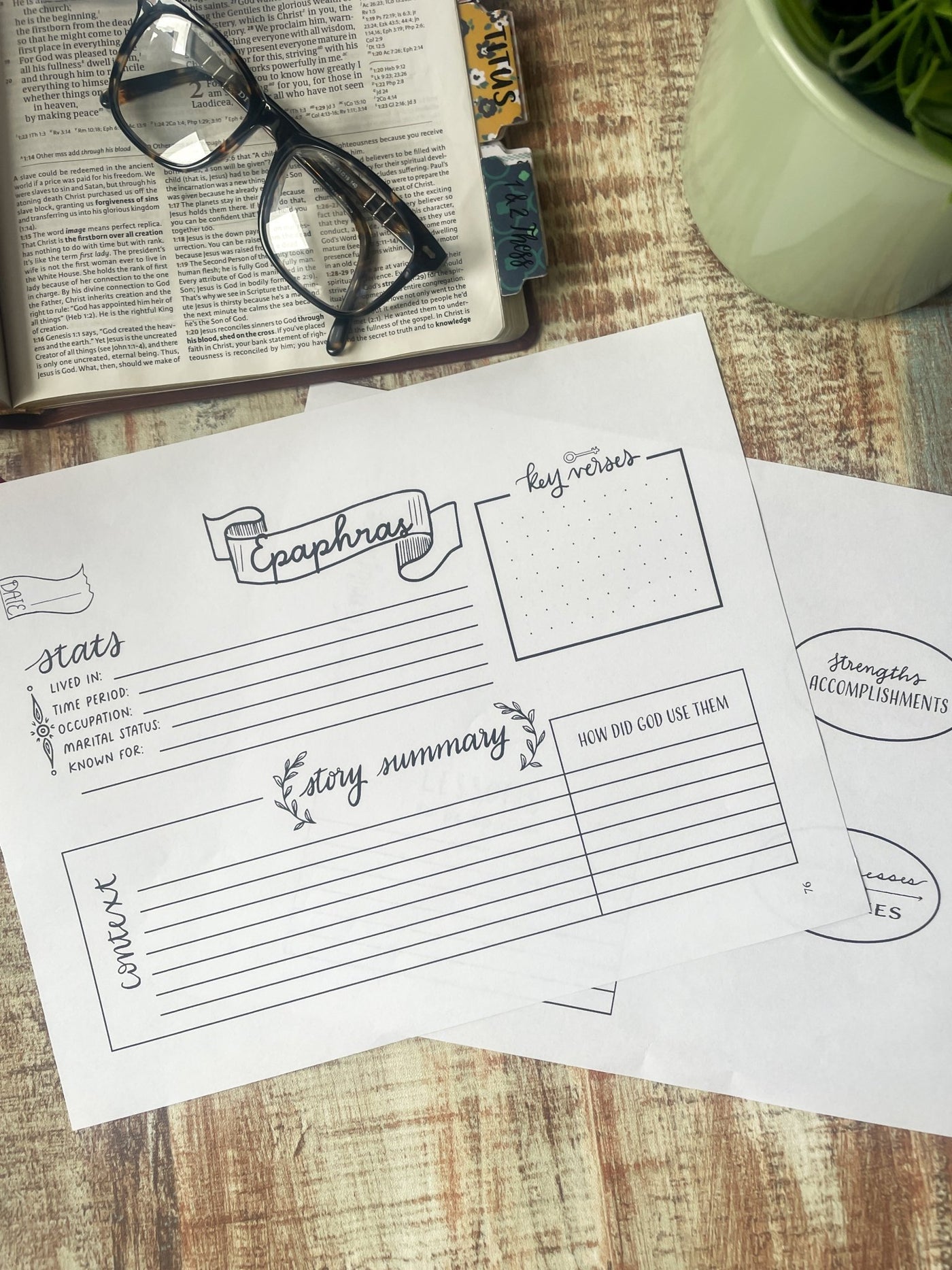 TJM Colossians Study (with study templates) – The James Method