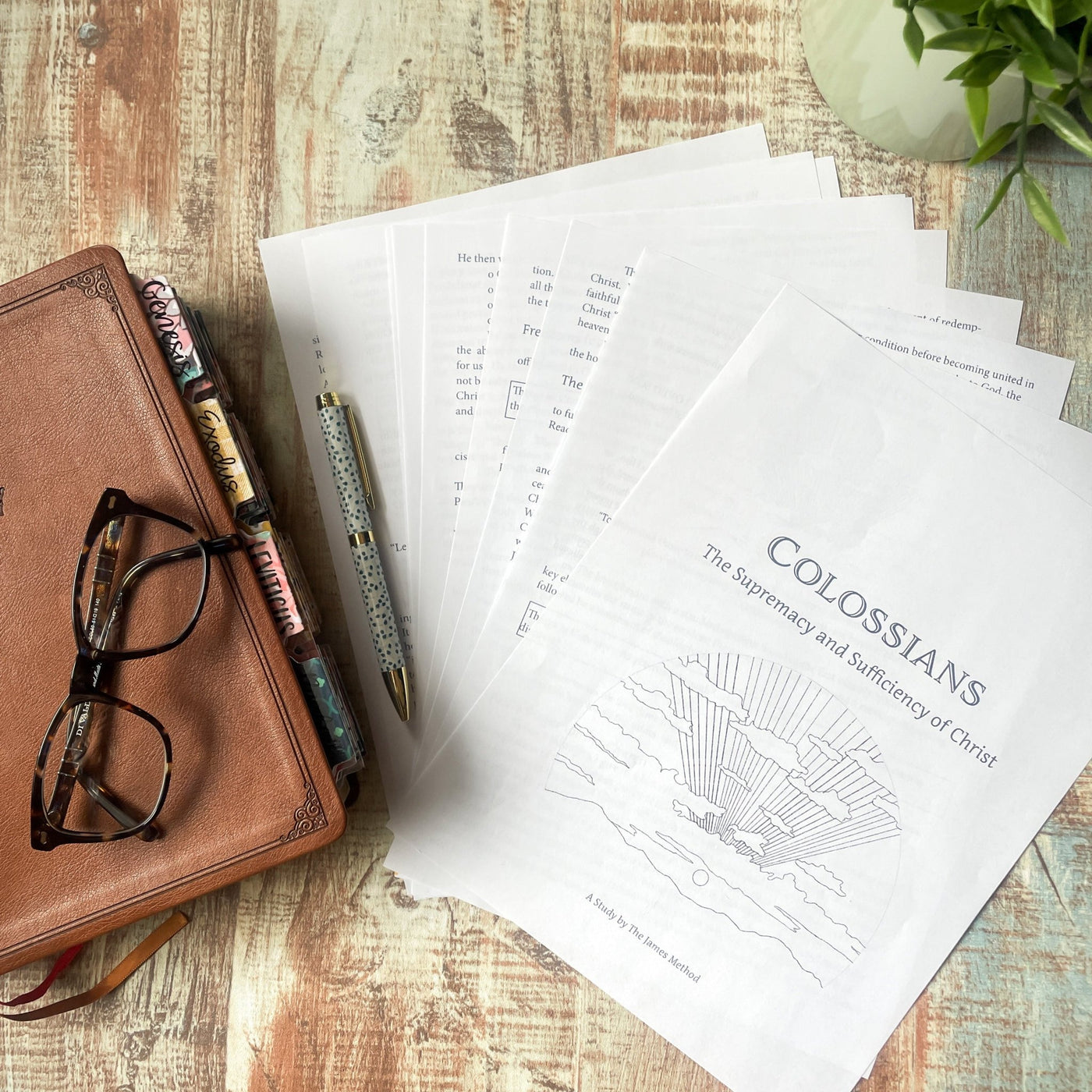 TJM Colossians Study (with study templates) – The James Method