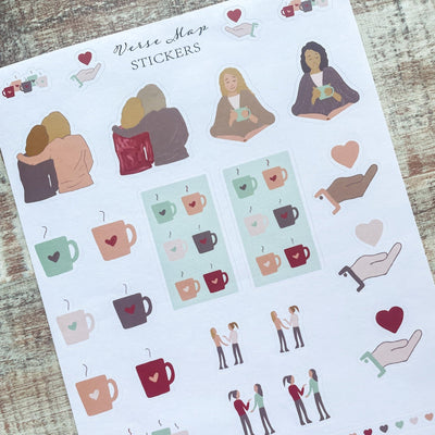 Verse Map Stickers - Comfort For An Anxious Heart - The James Method