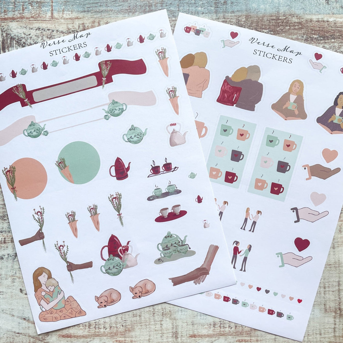 Verse Map Stickers - Comfort For An Anxious Heart - The James Method