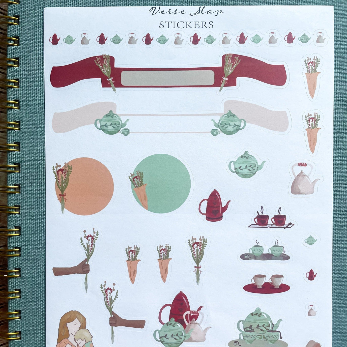 Verse Map Stickers - Comfort For An Anxious Heart - The James Method