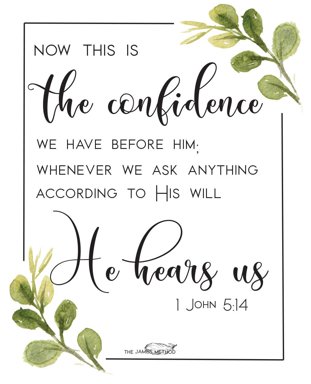 1 John 5:14 - The James Method