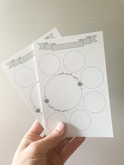 Mini Mapping Sticky Note Pad