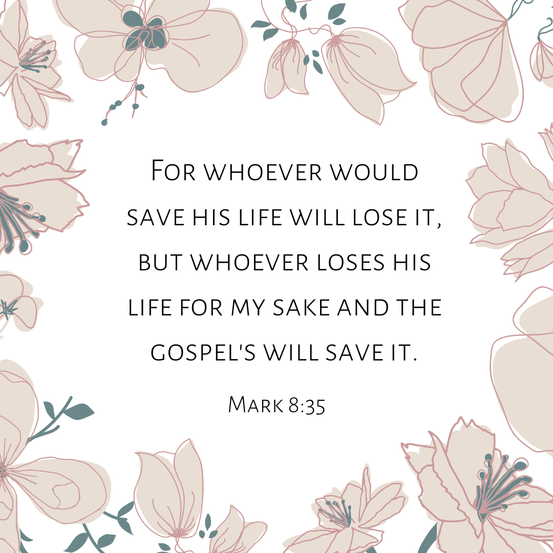 Mark 8:35