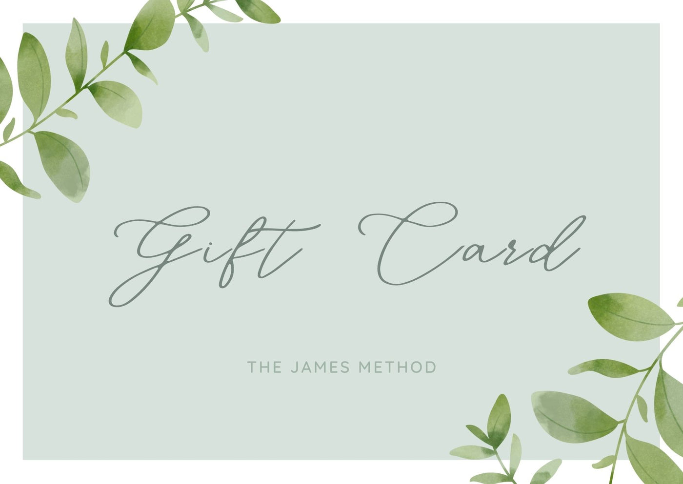 The James Method Gift Card