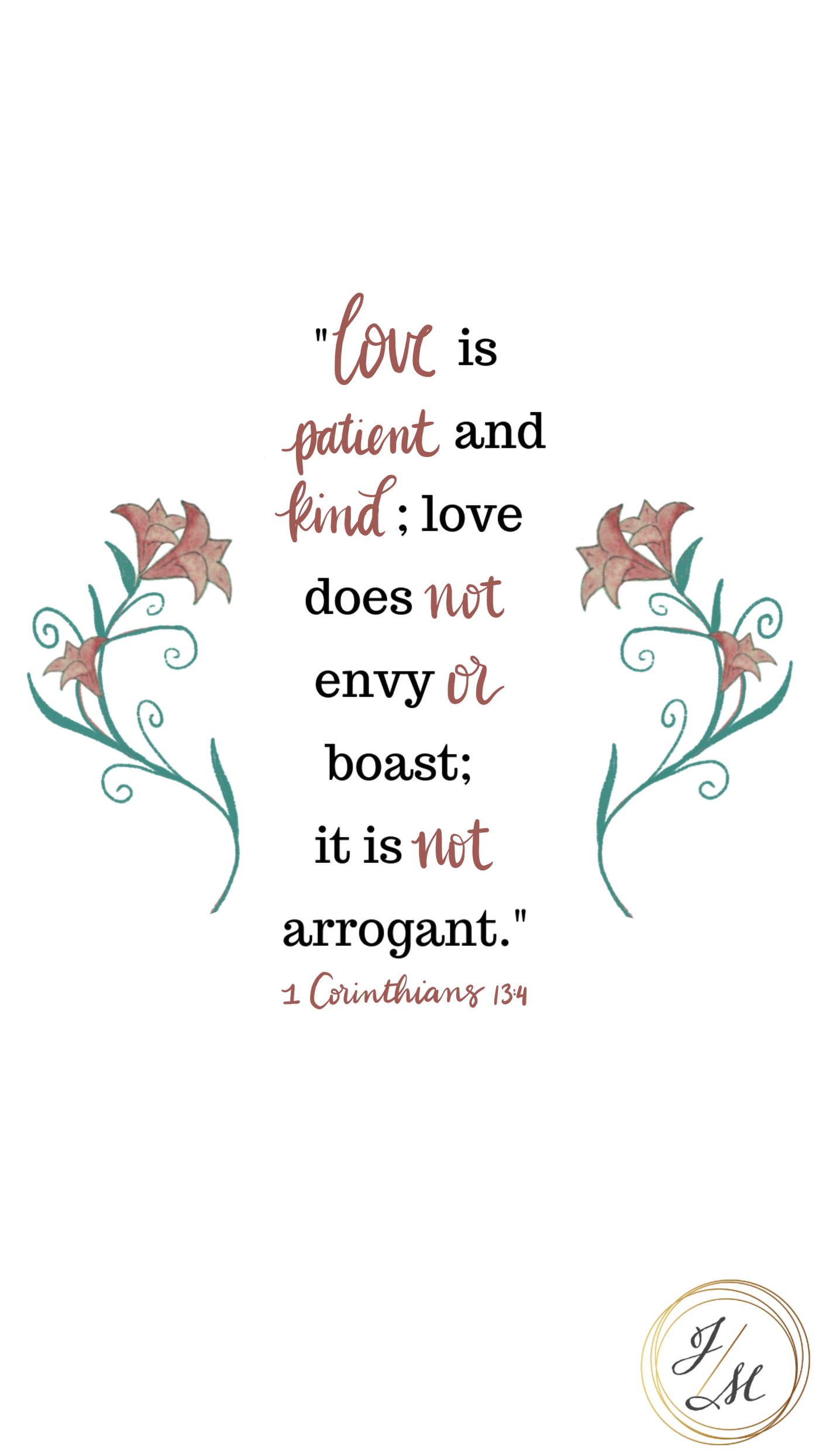 Scripture Memory | 1 Corinthians 13:4