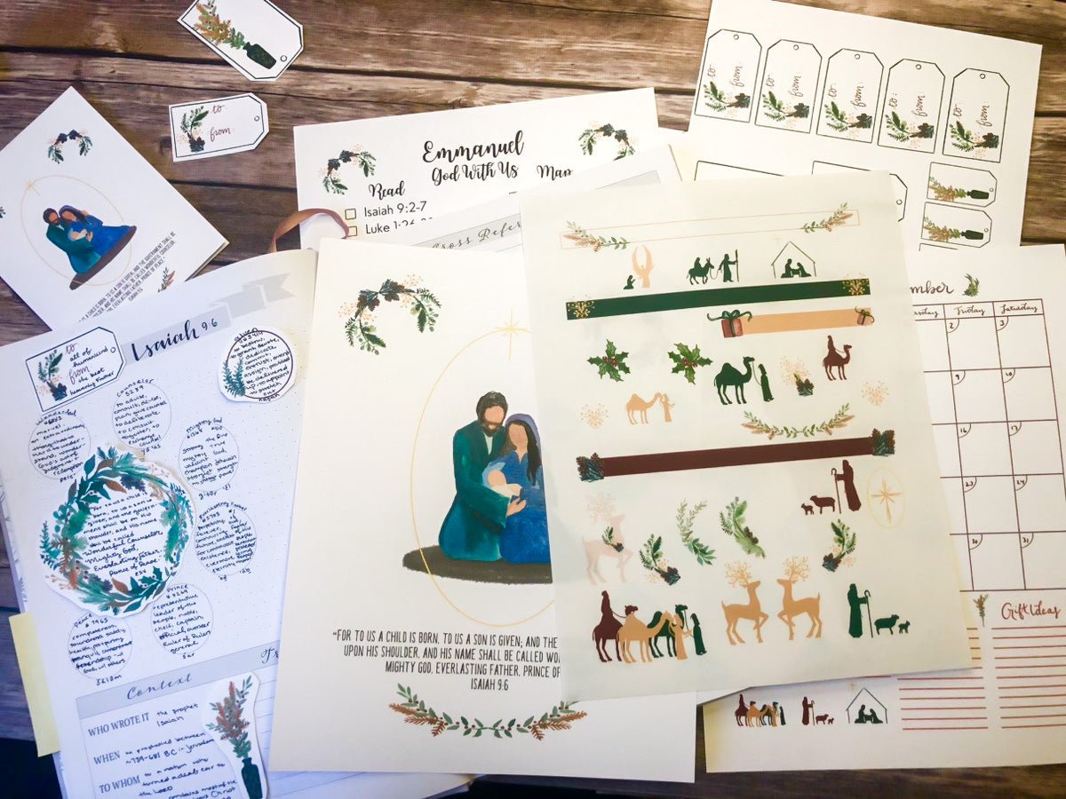 'Emmanuel, God with Us' Mini Mapping Kit - The James Method