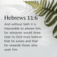Hebrews 11:6