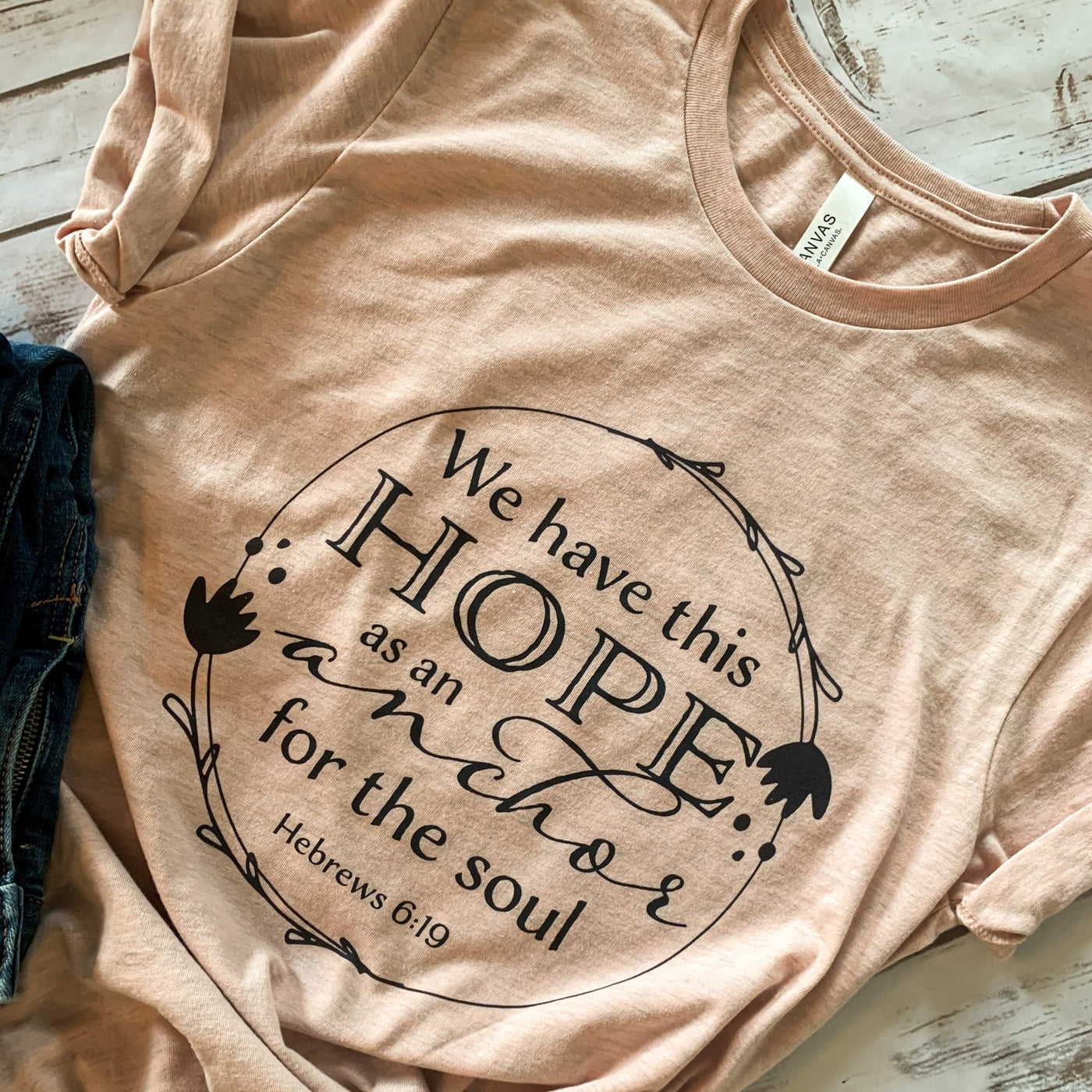 Hope as an anchor T-shirt - The James Method