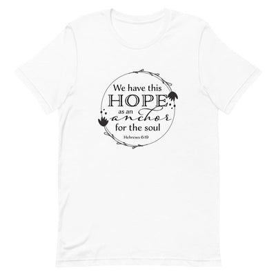 Hope as an anchor T-shirt - The James Method