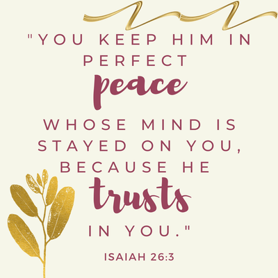 Isaiah 26:3 - The James Method