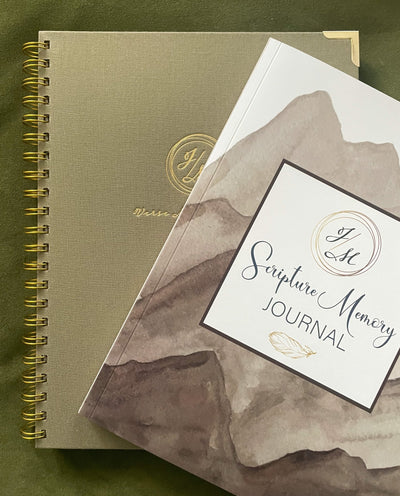 Majestic Mountains Scripture Memory Journal - The James Method