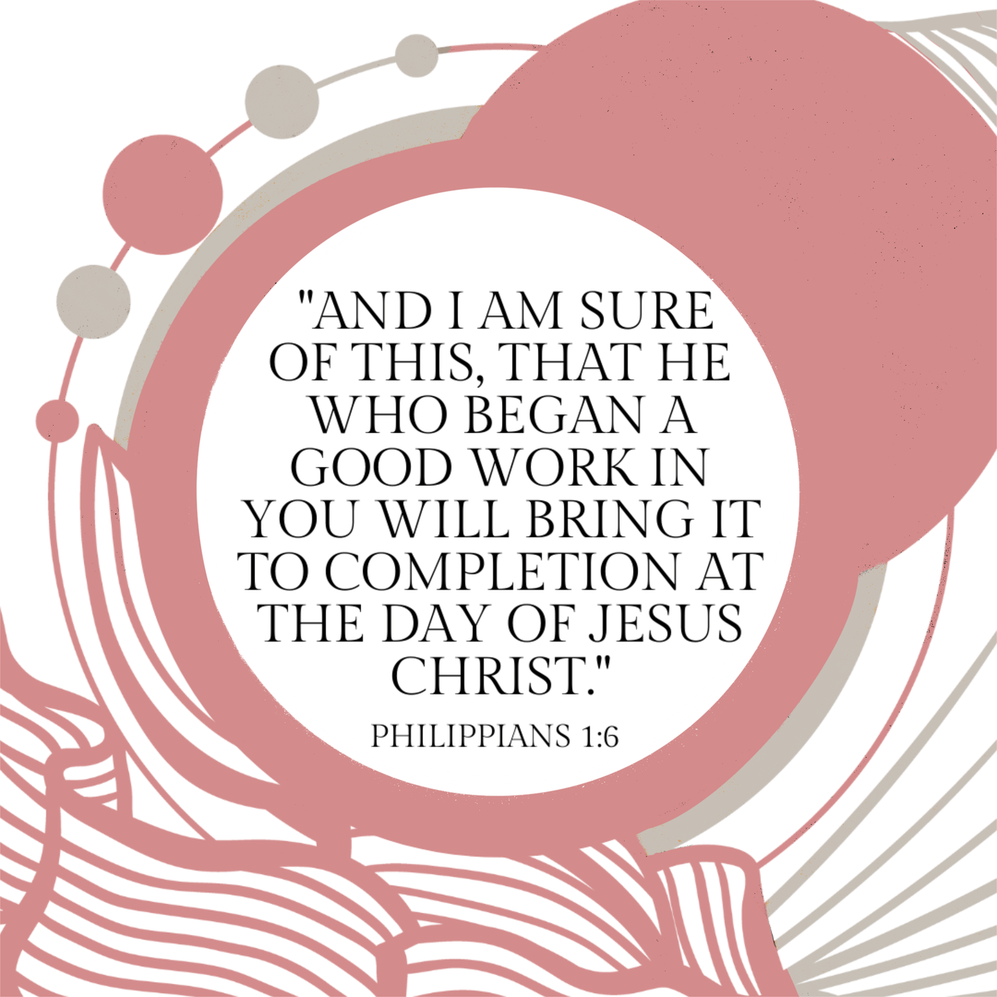 Philippians 1:6 - The James Method