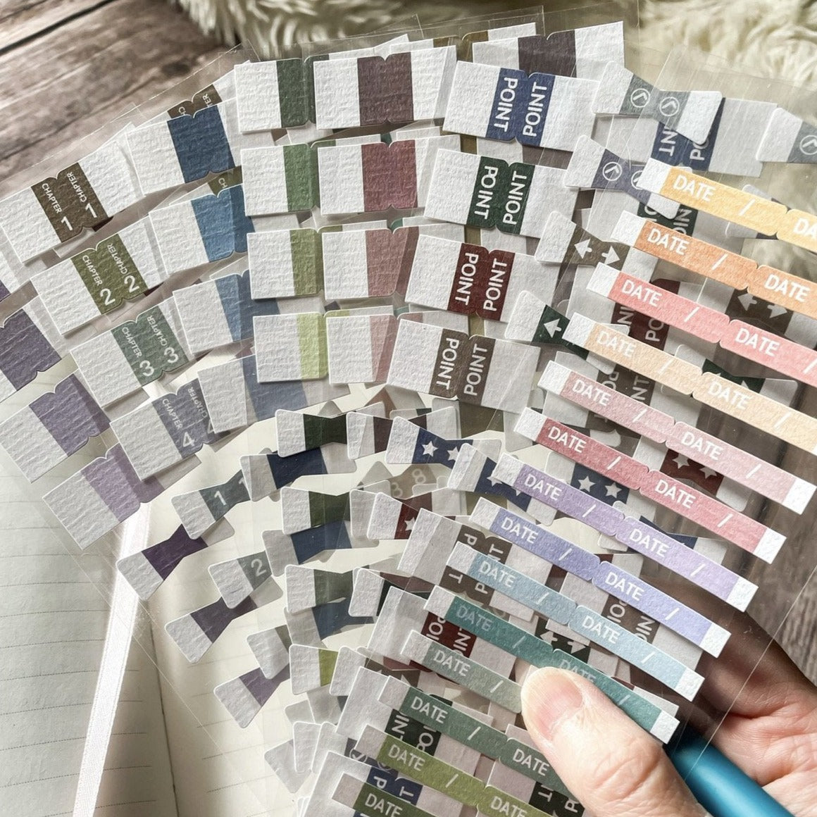 Colorful Tab Set