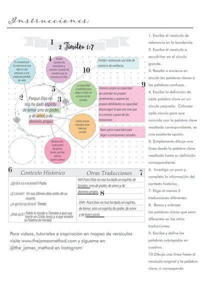 Verse Map Journal pdf - SPANISH - The James Method